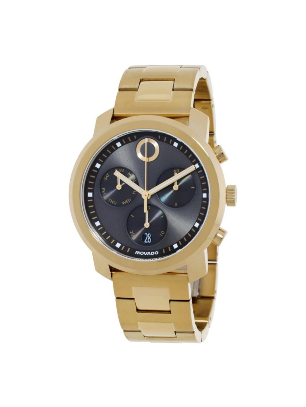 NWT Movado Trend Propel Chronograph Quartz Brown Dial Men's Watch